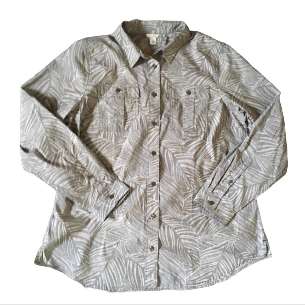LL Bean Button Down Shirt Men's Large